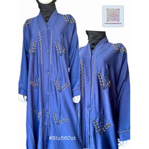 Long Abaya with Cut Dana Work