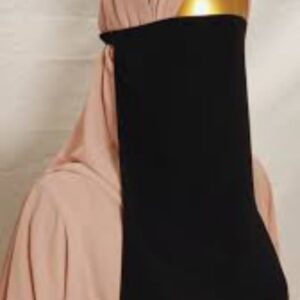 Elastic half niqab